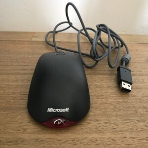 Microsoft Optical Mouse X802382 USB Wired 3-Button Black Scroll Wheel Mouse